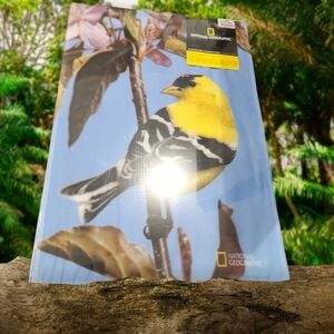 NWT Yard Flag National Geographic  12.5in x 18in American Golden Finch